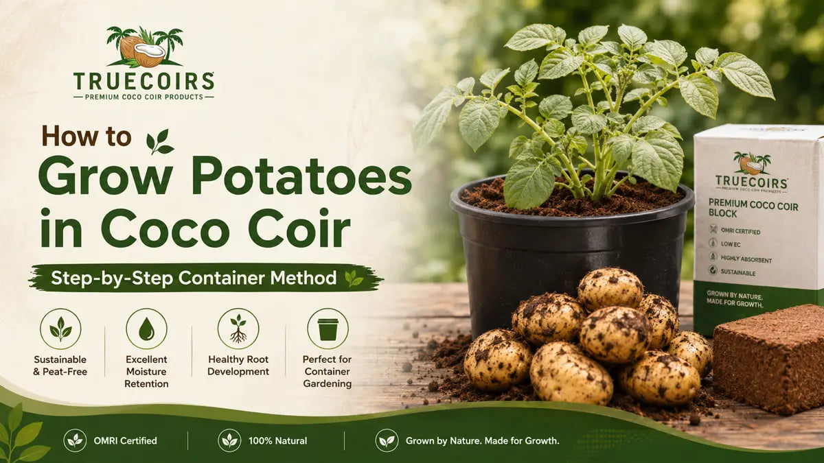 How to Grow Potatoes in Coco Coir (Step-by-Step Container Method)