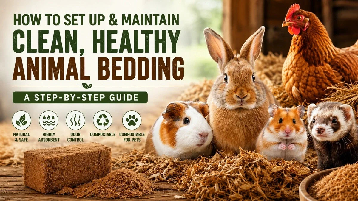 How to Set Up and Maintain Clean, Healthy Animal Bedding