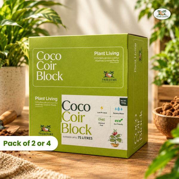 Coco Coir/Pith Block  10 lbs, (70-75 Litres) Pack of 2/4
