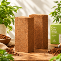 Coco Coir Bricks 1.4LB (650 grams each) 2 pcs
