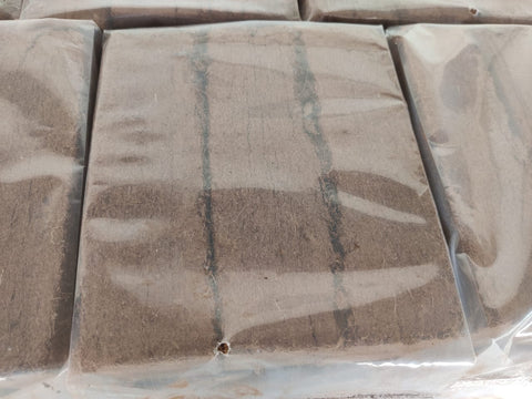 1/2 Pallet of 650G/1.4LB -  Single pieces of Coco Coir Brick  Ideal Organic Growing Media & Soil Amendment, Low pH
