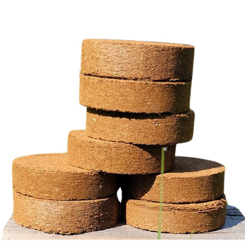 Coconut Coir Discs – 60mm Compressed Growing Medium (Pack of 25)
