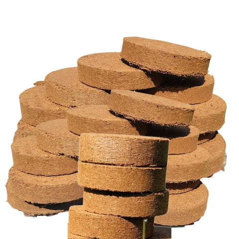 Coconut Coir Discs – 60mm Compressed Growing Medium (Pack of 25)