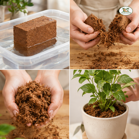 Coco Coir/Pith Block  10 lbs, (70-75 Litres)